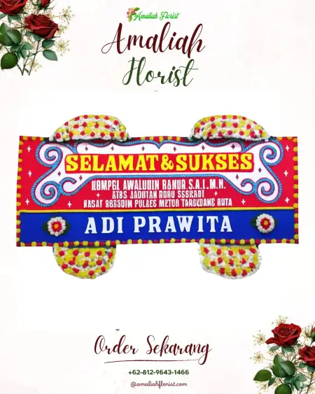 Papan Bunga Ucapan Selamat Sidodadi Asri